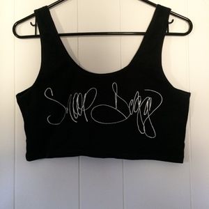 Snoop Dog Crop Cursive Tank